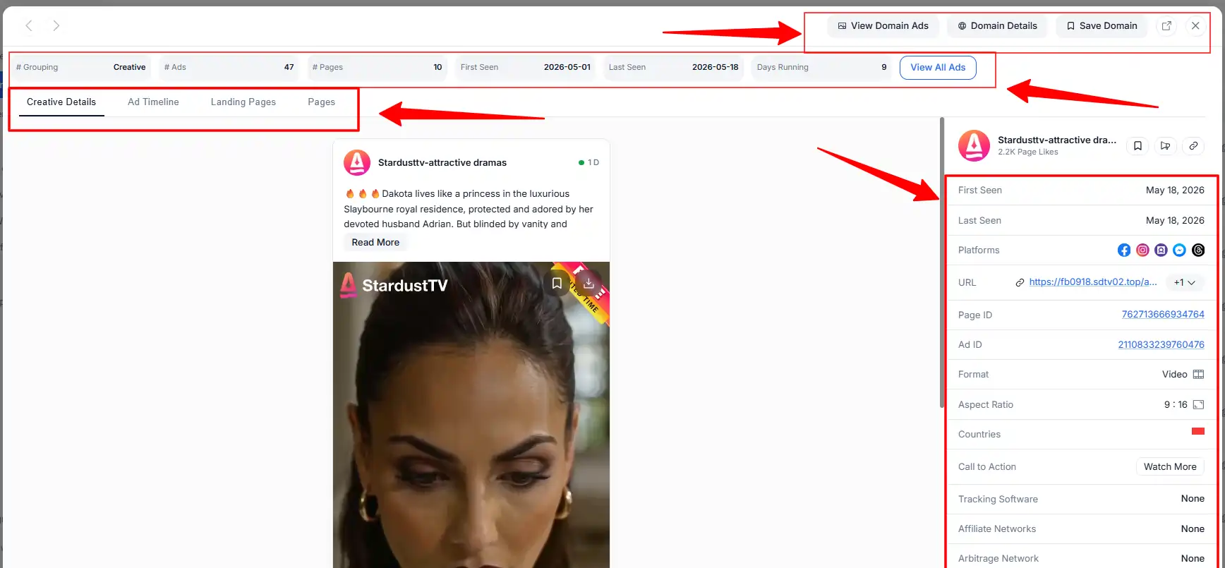 Analysing a Winning Ad Campaign Details with AdPlexity