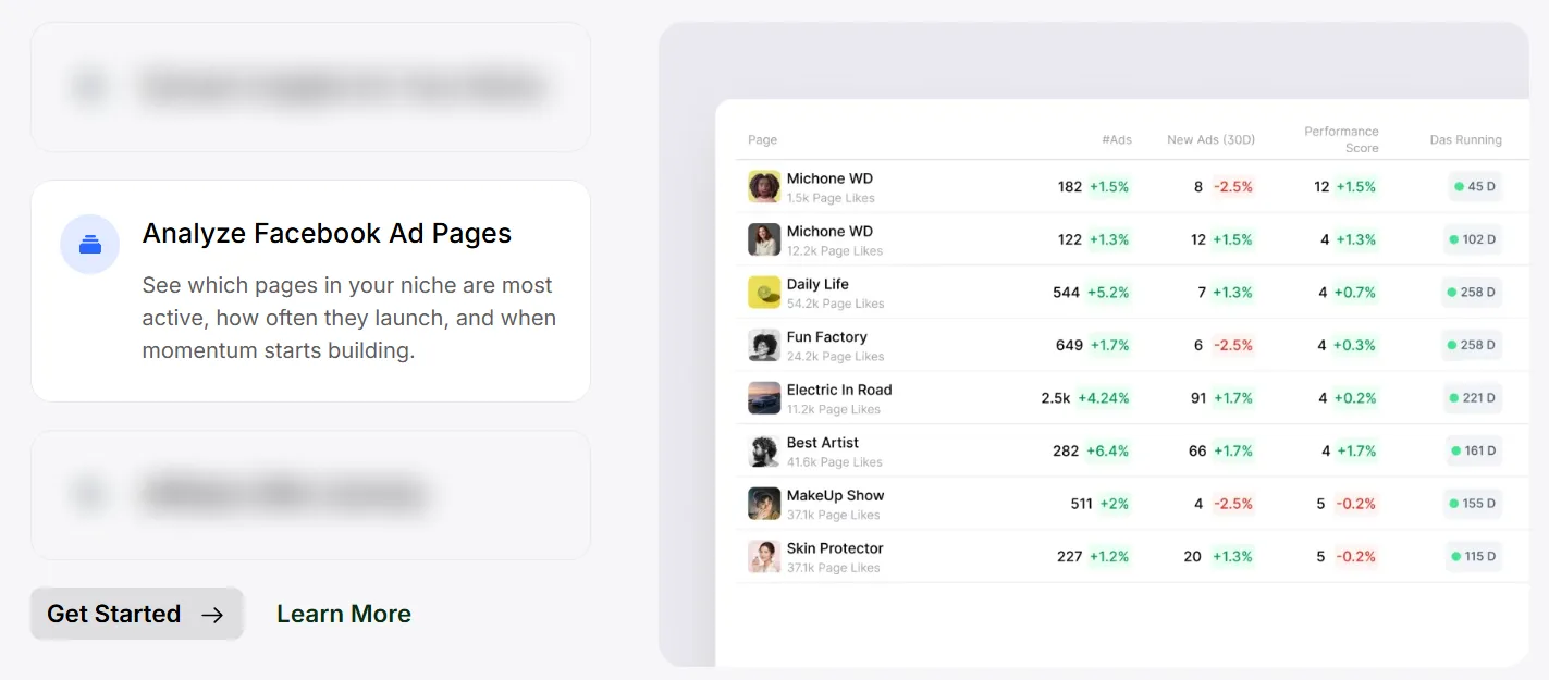 AdPlexity Facebook Ad Research
