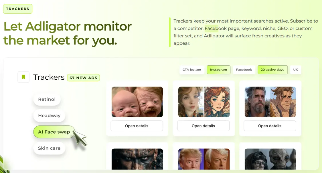 Adligator Meta Ad Research